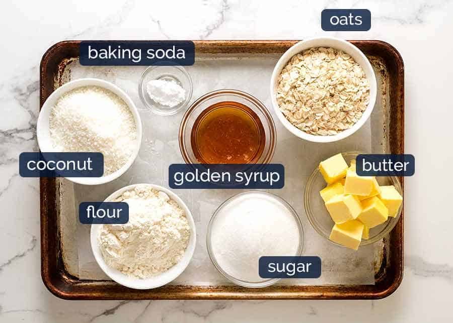 What goes in Anzac biscuits