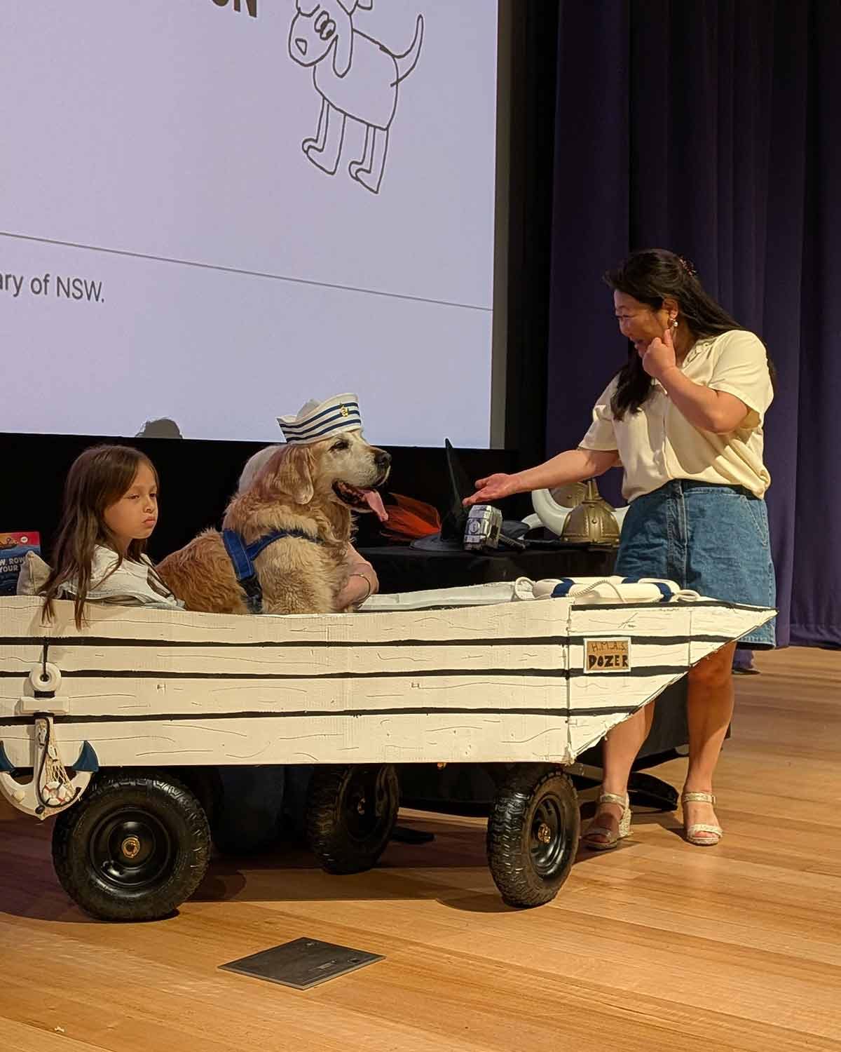 Dozer Row Row Row Your Boat with Monsters Children's book storytime