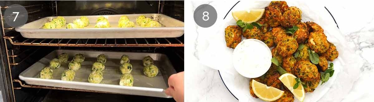 Greek Zucchini Tots - Mini Fritters