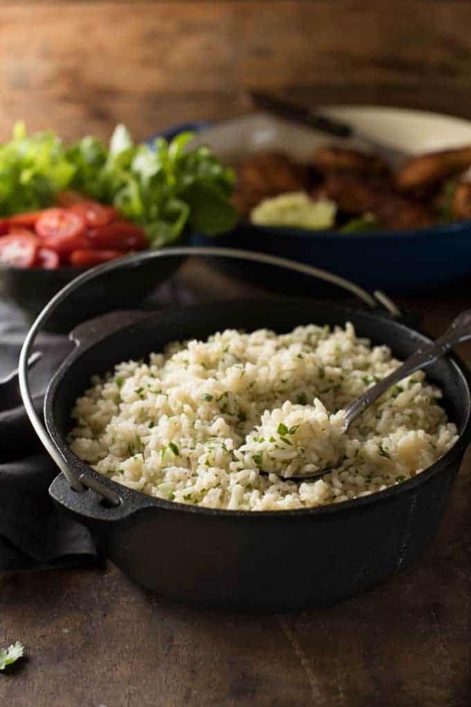 Peruvian Roast Chicken - the marinade is simple but packs a flavour punch! And the rice is absolutely irresistible!