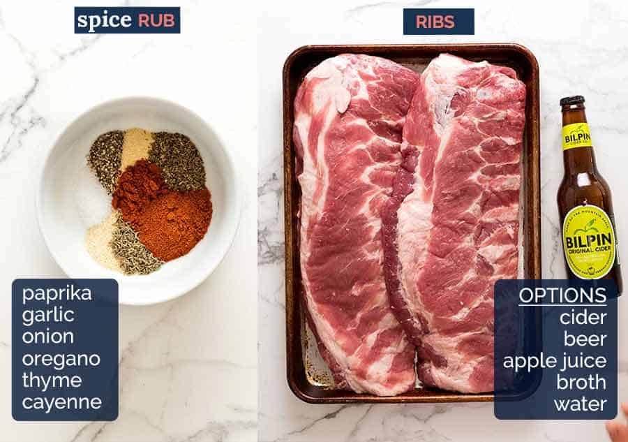 Barbecue Rub for oven pork ribs