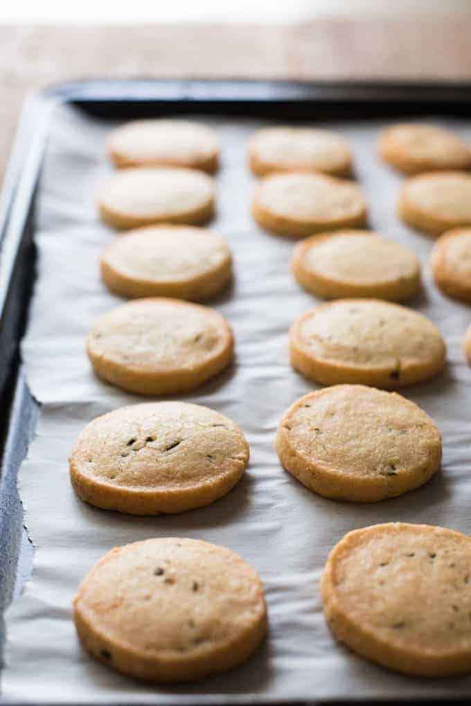 Parmesan Shortbread Biscuit - Butter, flour and parmesan (rosemary optional) is all you need to make these perfectly buttery, crumbly shortbread biscuits.