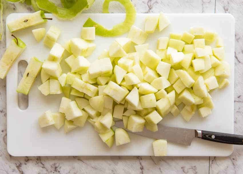 Best apples for Apple Crumble are Granny Smiths