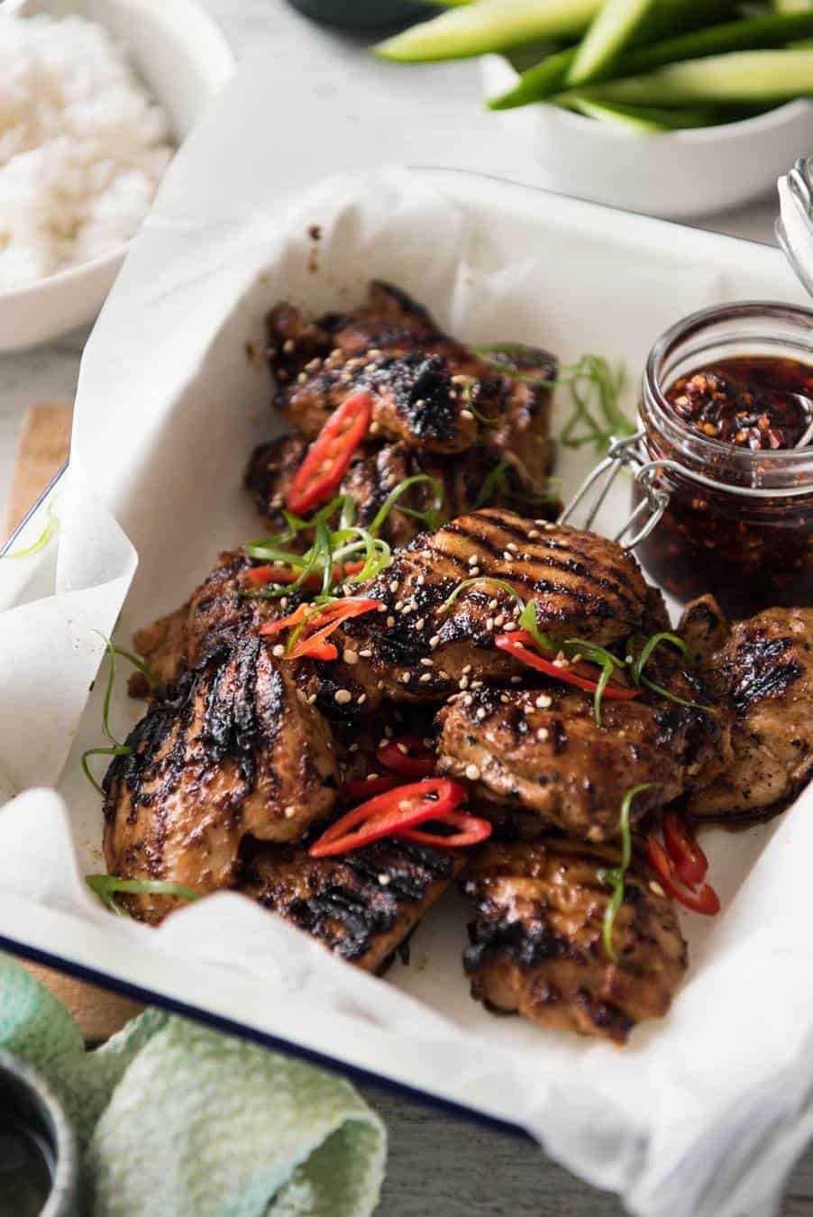 I swear to you, my friends were actually speechless the first time I made this for them. It's that good! I BBQ'd it, but also make it on the stove and oven.