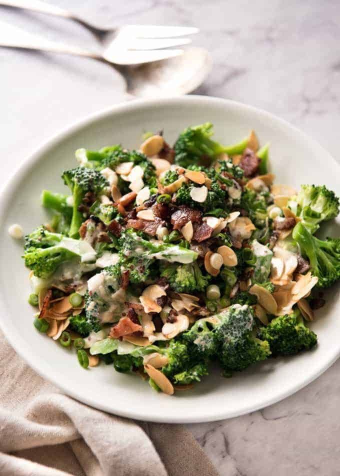 Broccoli Salad with Sour Cream Dressing