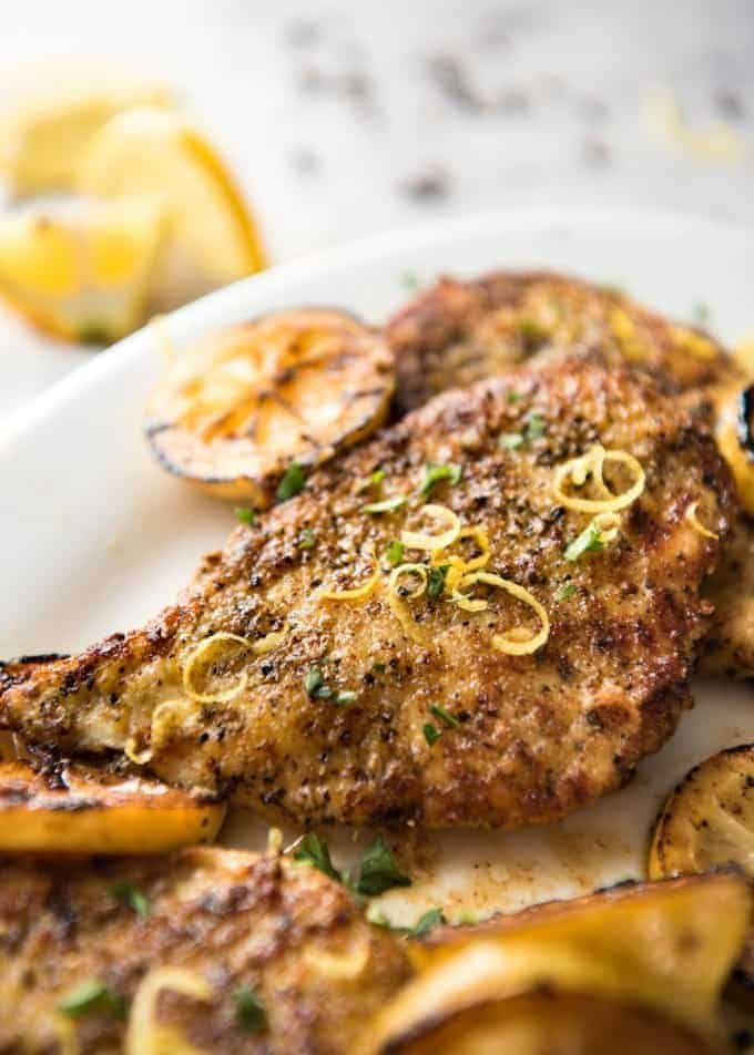 Forget store-bought seasoning! This homemade Lemon Pepper Chicken is so simple and fast, you can make it tonight. It tastes incredible! recipetineats.com 