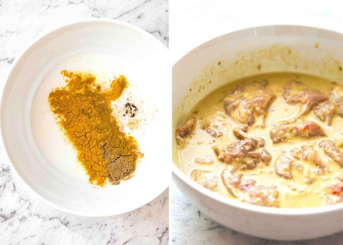 Thai Coconut Chicken - Chicken marinated in a sensational Thai coconut marinade. Great for BBQ, stove or roasting. www.recipetineats.com