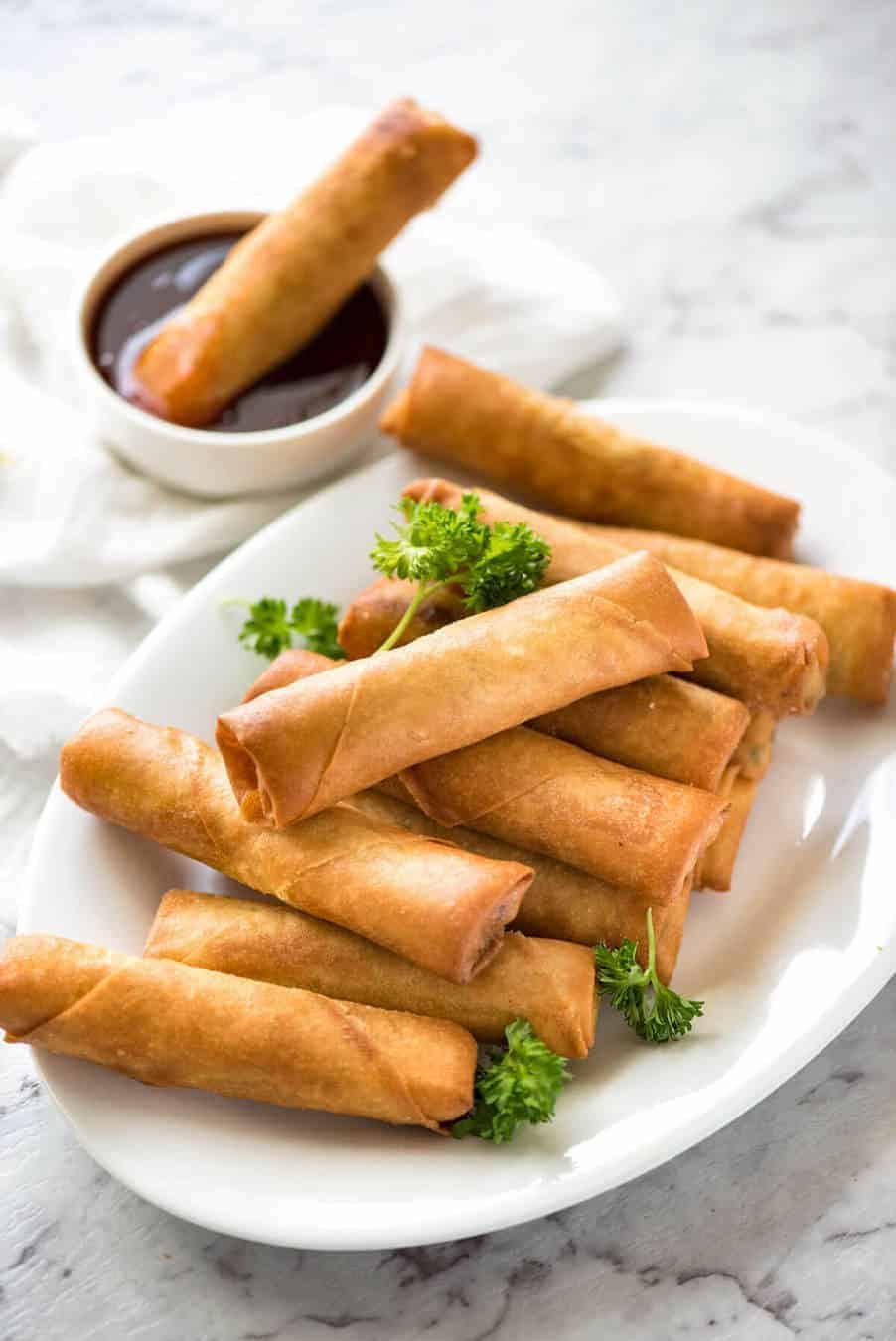 You've never really had a Spring Roll until you've tried homemade ones. With the quick video tutorial, you'll master it in no time! www.recipetineats.com