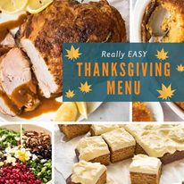 Really Easy Thanksgiving Menu recipetineats.com