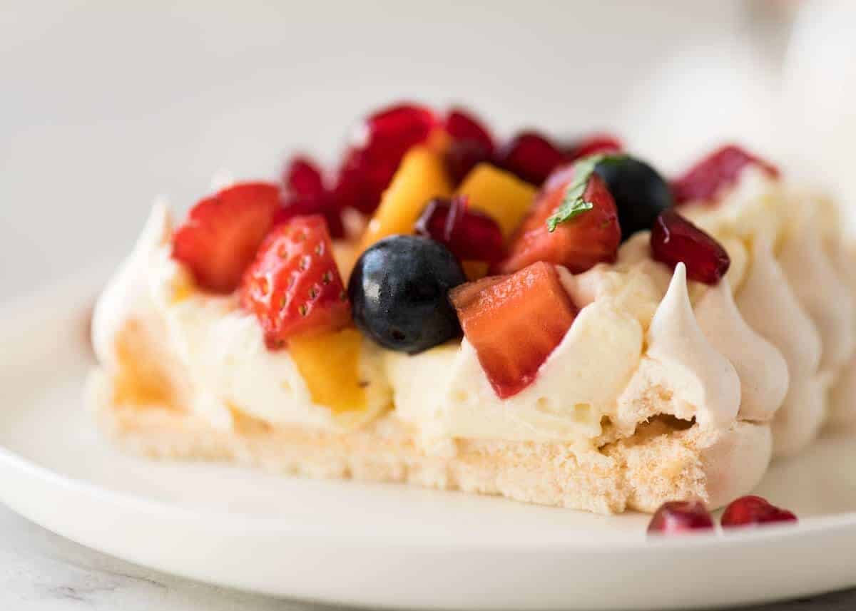 The Never Ending Meringue Tart - Easy, make ahead, show stopper dessert for a crowd! recipetineats.com