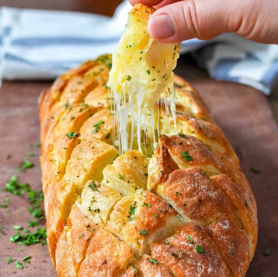 The World Famous Cheese and Garlic Crack Bread