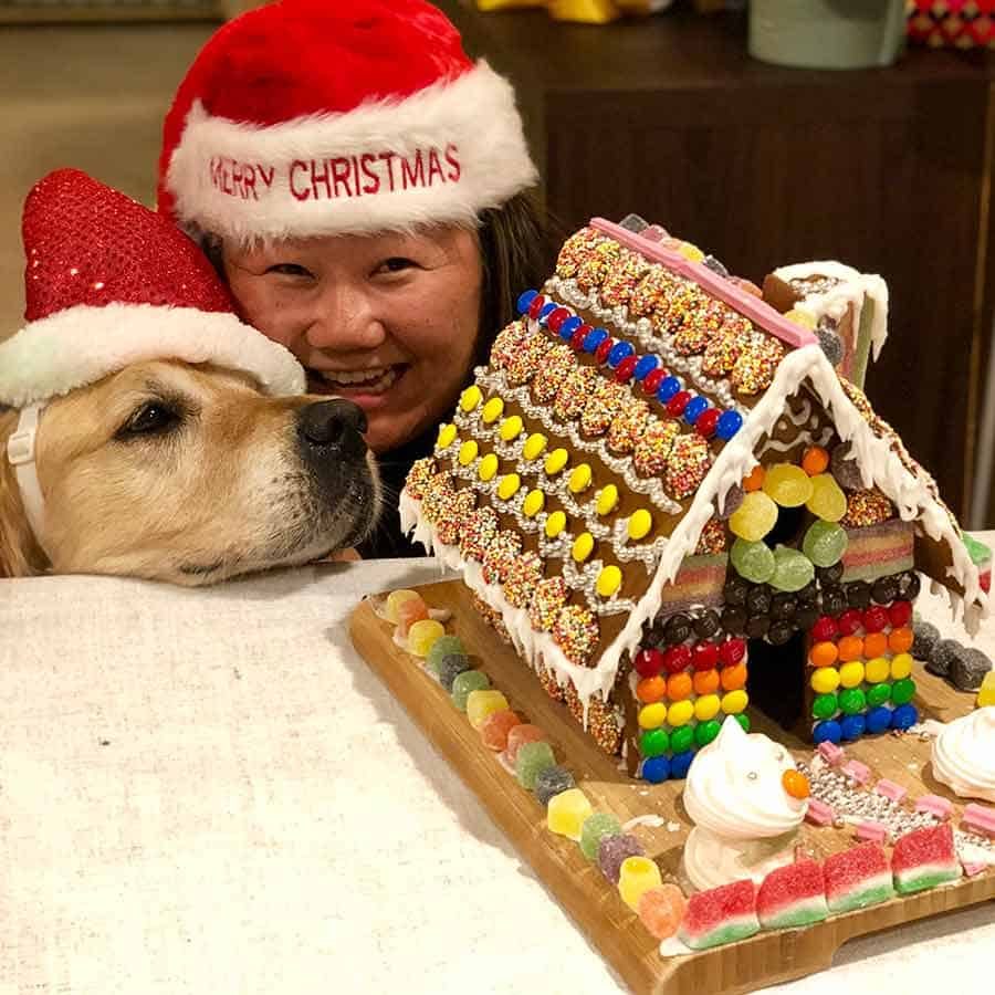 Dozer Nagi Gingerbread House Christmas 2018