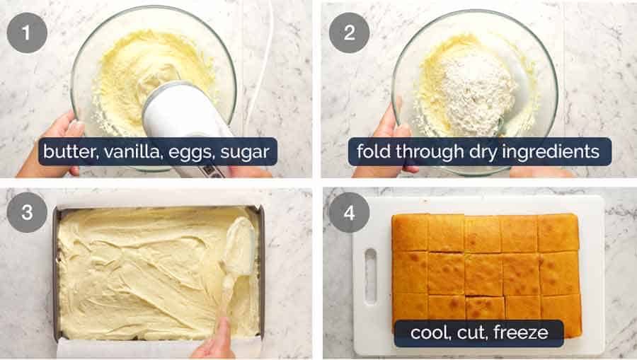 Sponge for Lamingtons