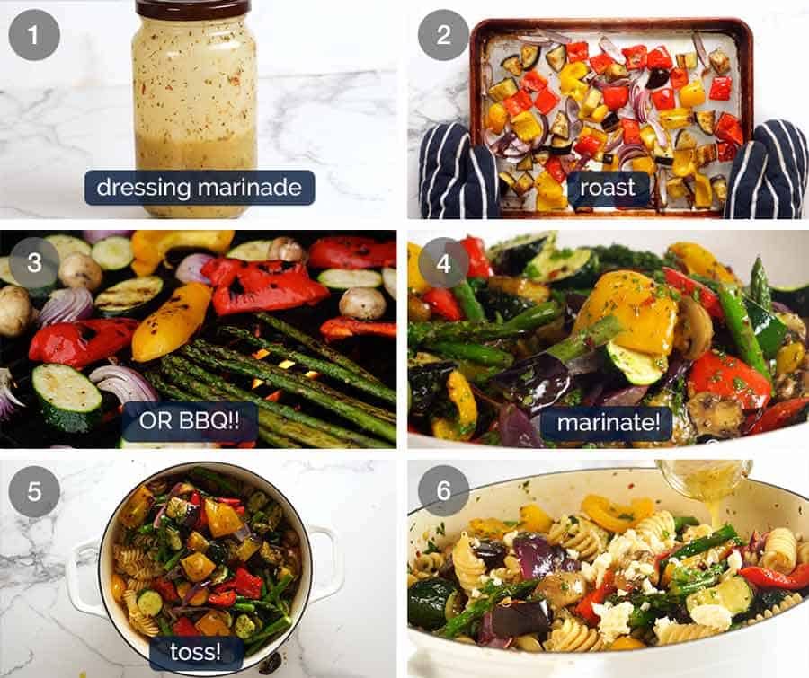 How to make this amazing Vegetarian Pasta Salad