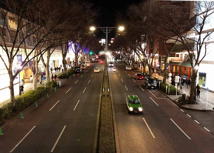Omotesando in Harujuku Tokyo