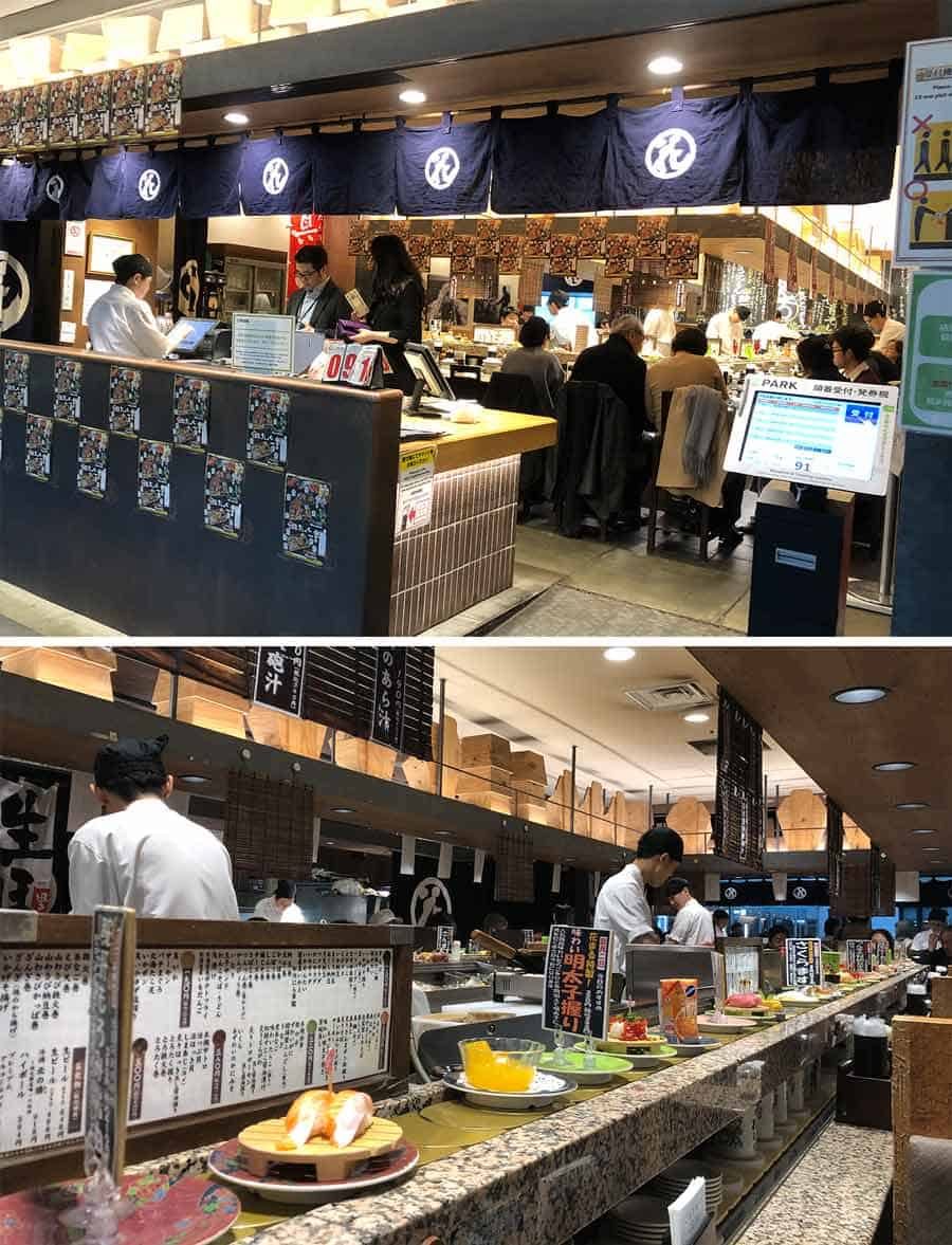 Tokyo station sushi - Nemuro Hanamaru (Marunouchi)