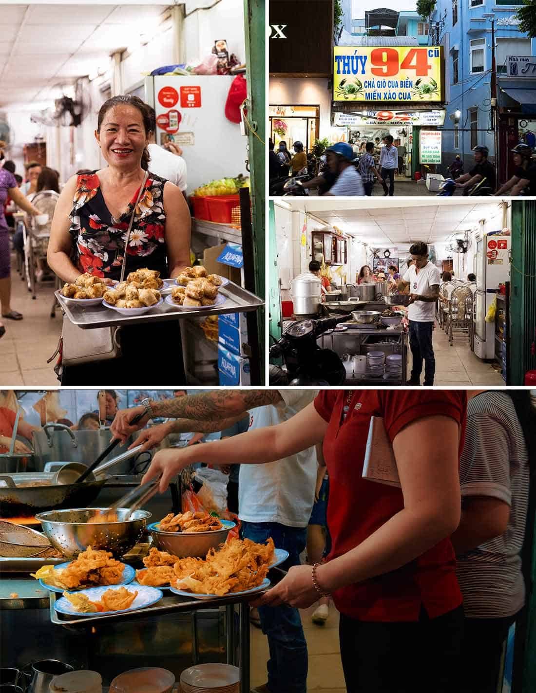 94 Thuy Restaurant in Ho Chi Minch City in Vietnam, best place to have crab