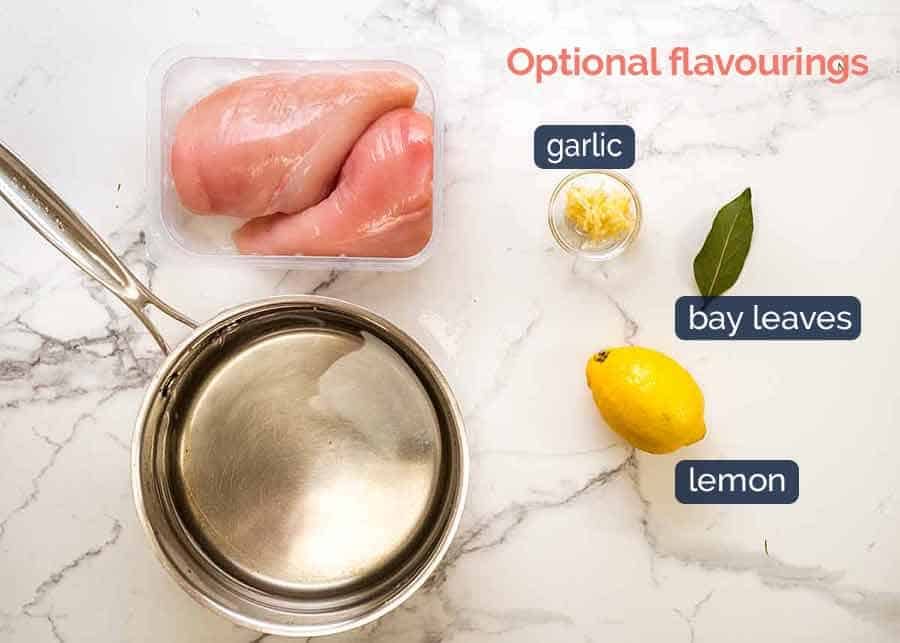 What you need for poached chicken