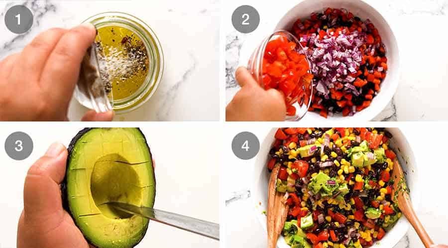 How to make Cowboy Salad with Lime Dressing