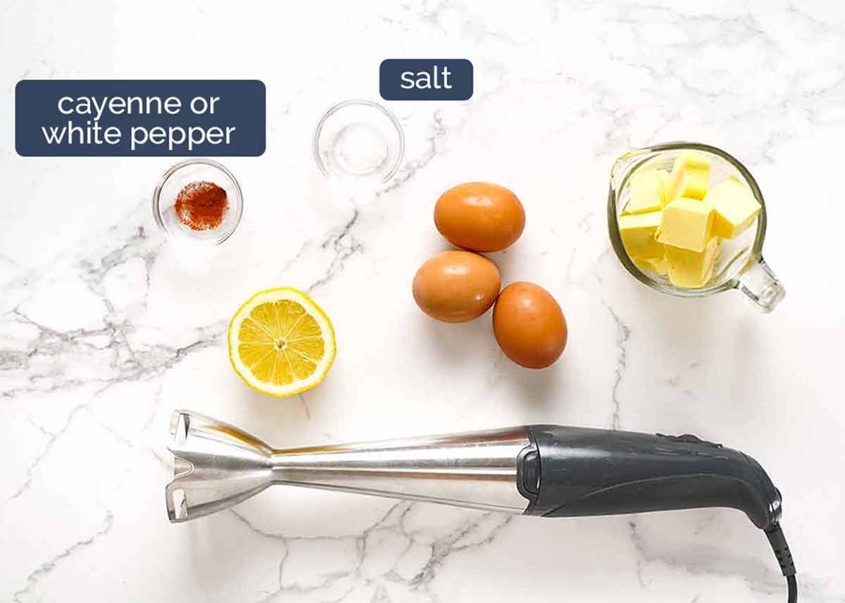 Ingredients in Hollandaise Sauce