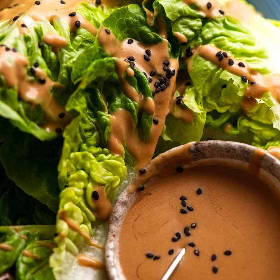 Spicy Joint Creamy Sesame Sauce Lettuce Salad