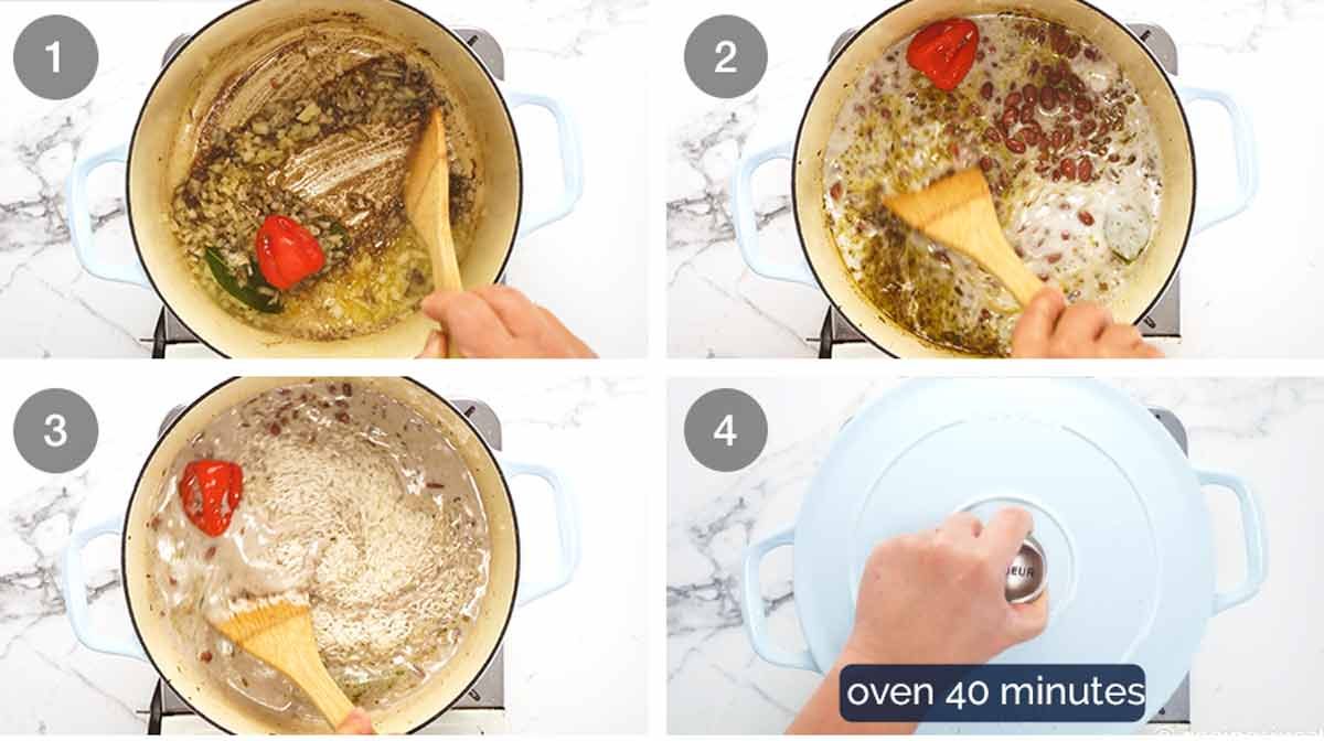 How to make Jamaican Coconut Rice and Peas (Beans)