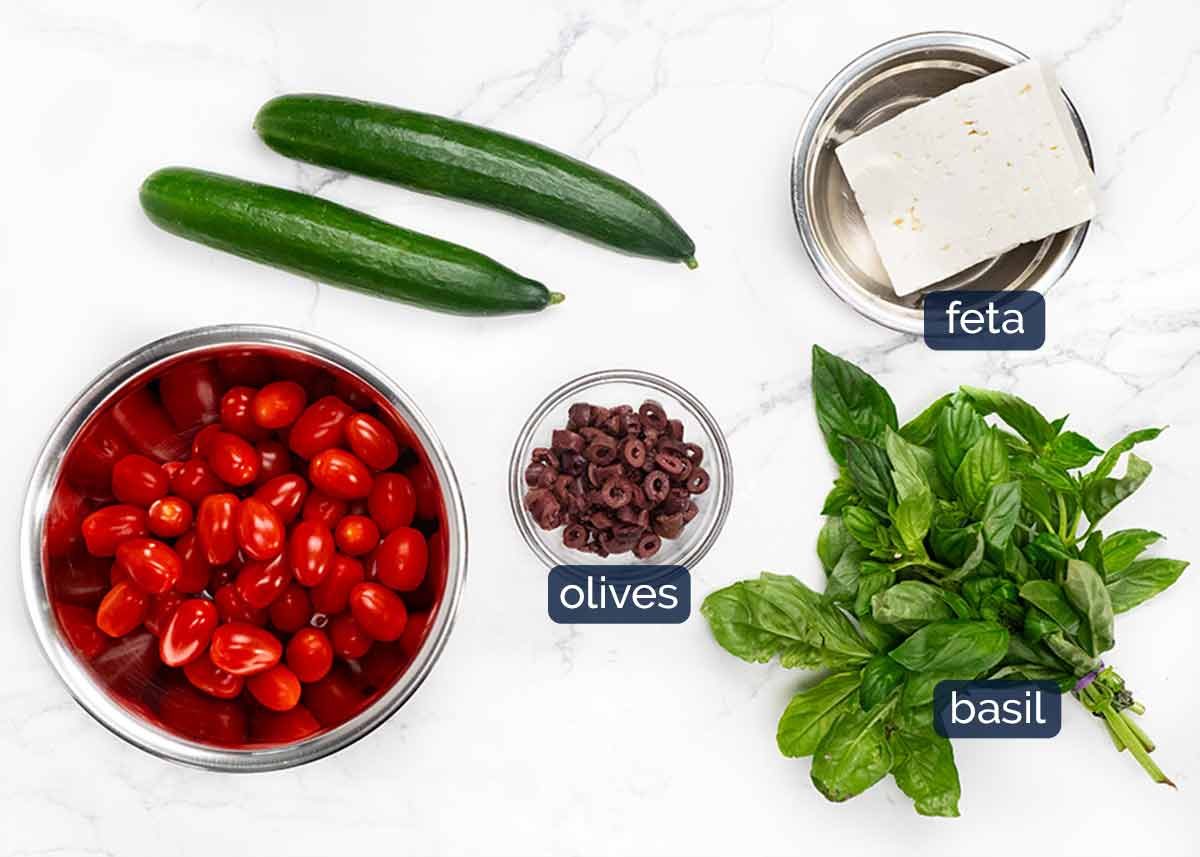 Ingredients in My Big, Easy Pasta Salad