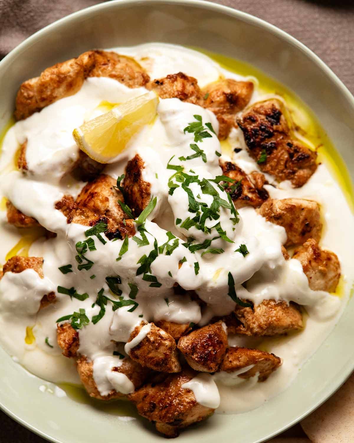 Lebanese Lemon Garlic Chicken - Al Aseel copycat