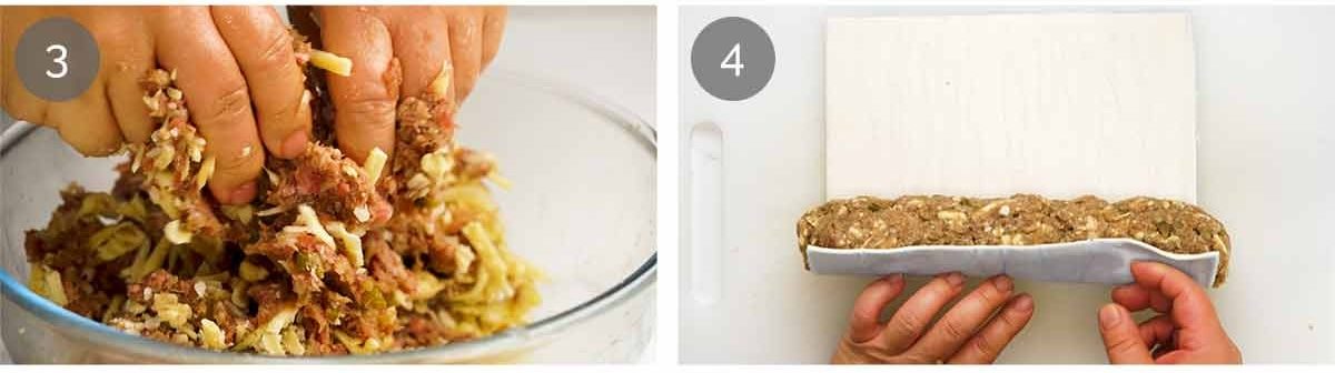 How to make B85 beef sausage rolls