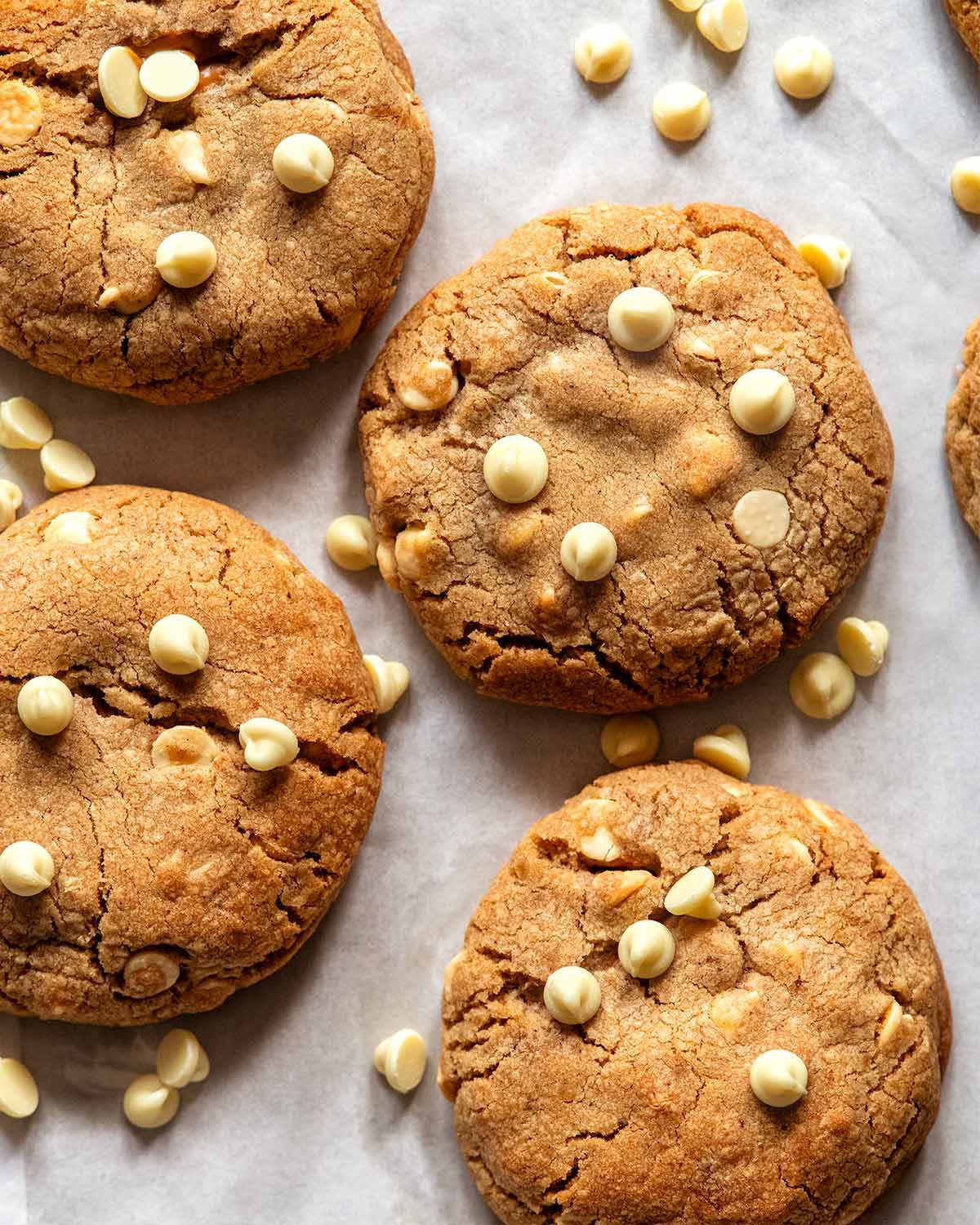 Biscoff stuffed cookies