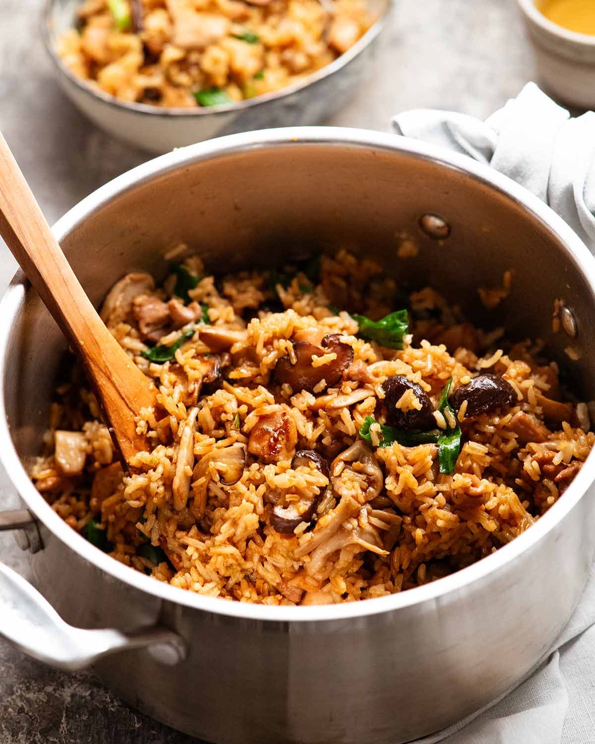 One pot ginger chicken and rice