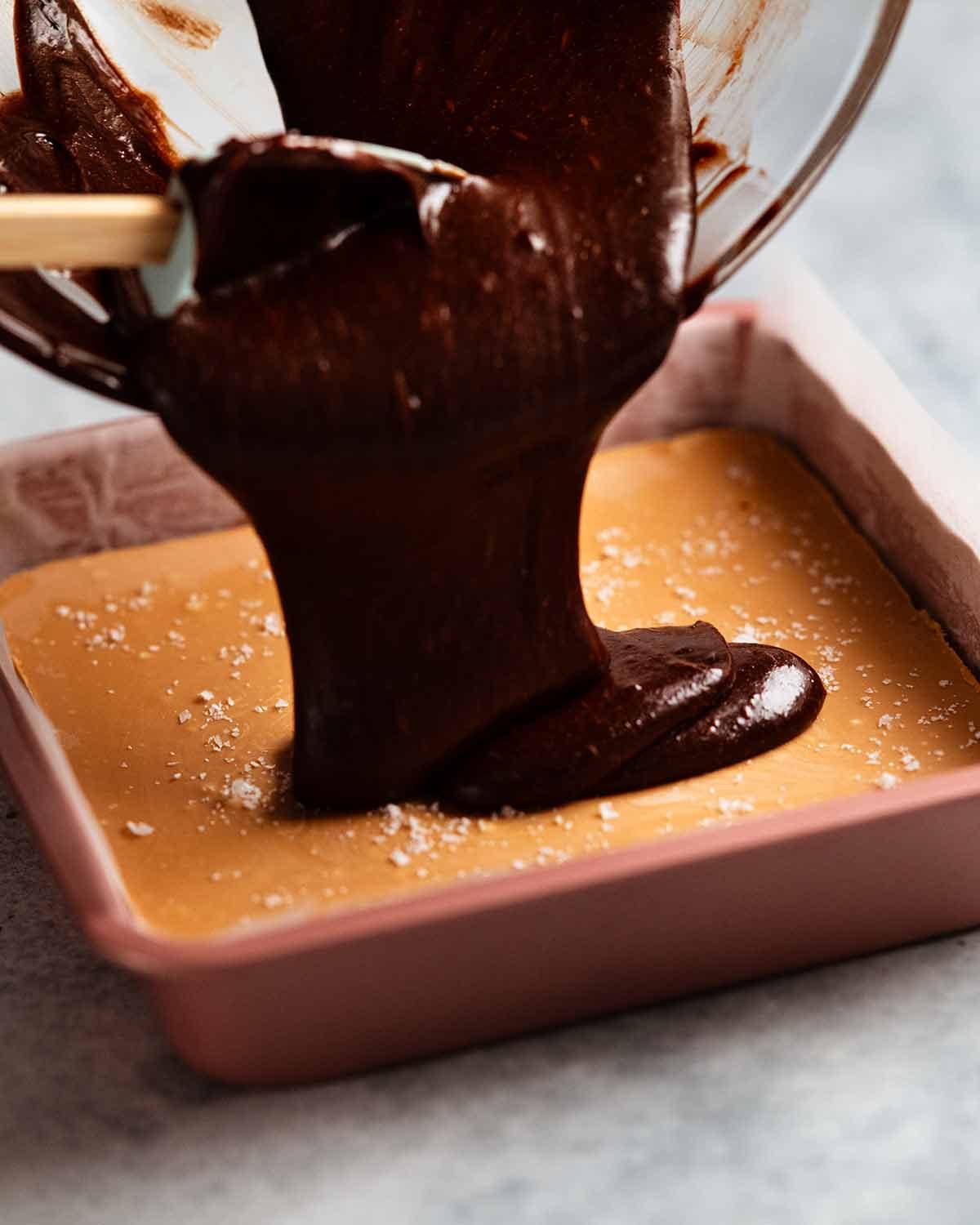 Peanut butter stuffed brownies