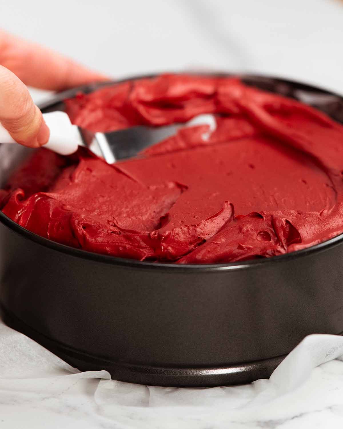 Red velvet cheesecake