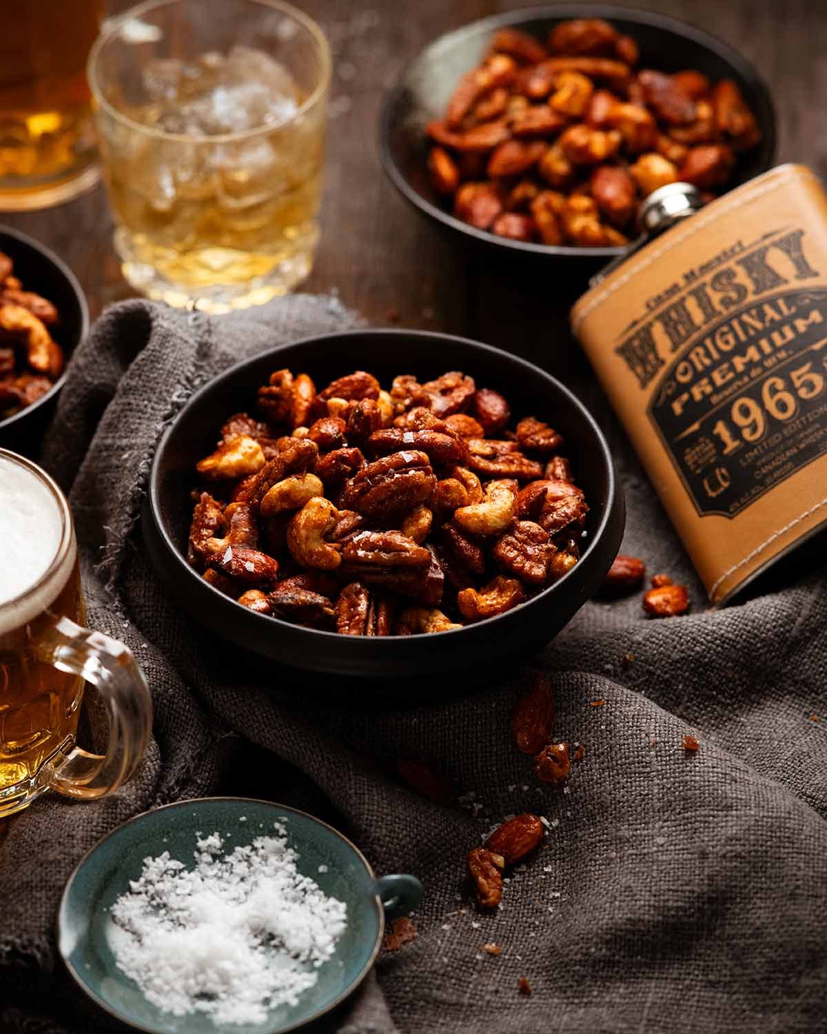 Texas BBQ candied nuts