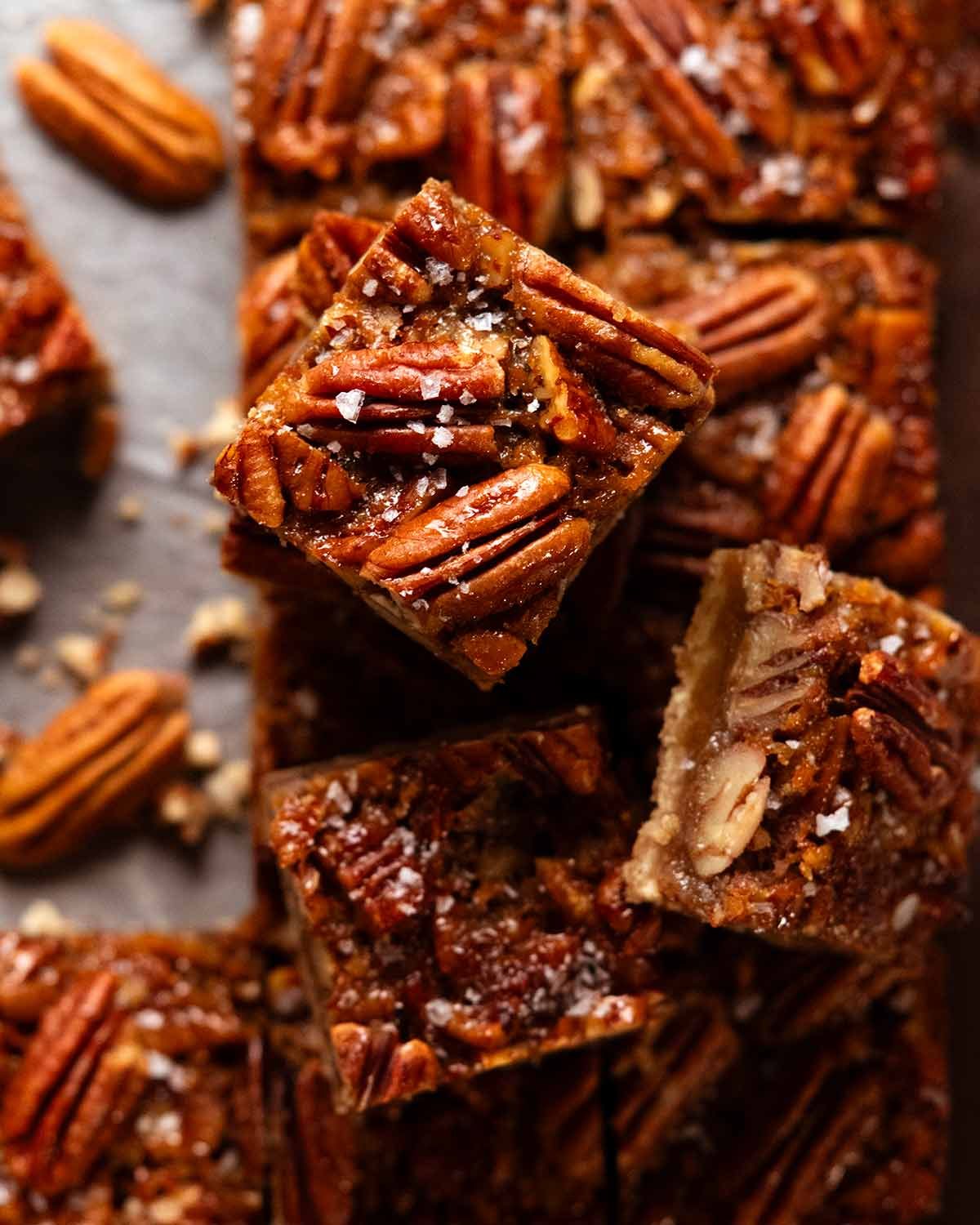 Maple Pecan Pie Bars