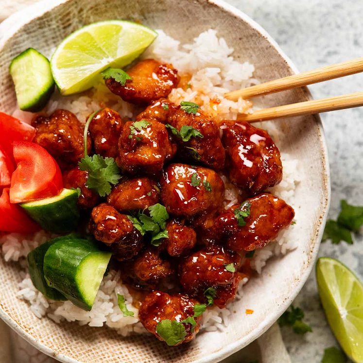 Crispy Thai Pork Bites with Sweet Chilli Sauce