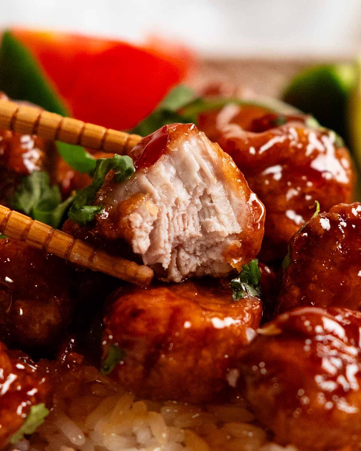 Crispy Thai Pork Bites with Sweet Chilli Sauce