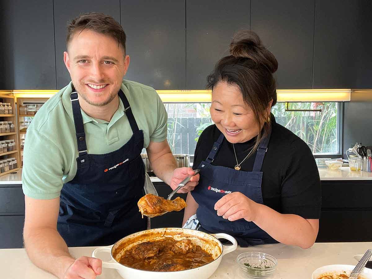 Nagi and JB Chicken Chasseur