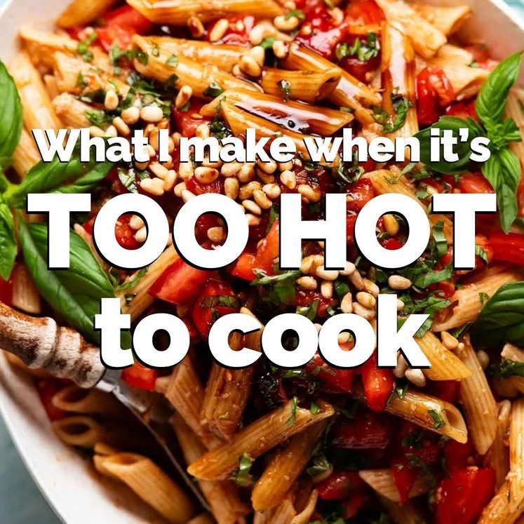 Recipes for hot summer days