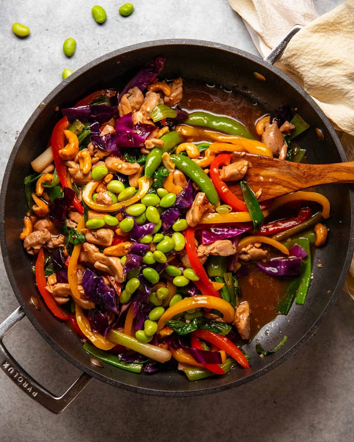 Rainbow Chicken Stir Fry