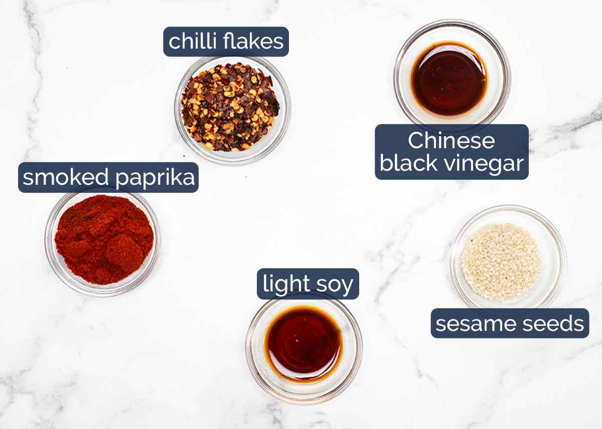 Easy Chilli Crisp ingredients