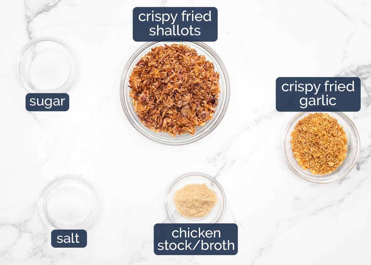 Easy Chilli Crisp ingredients