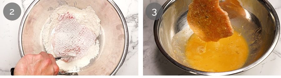 JB's French Pork Schnitzel steps