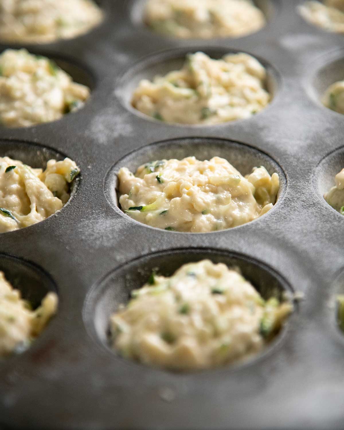 Cheesy Zucchini Muffins