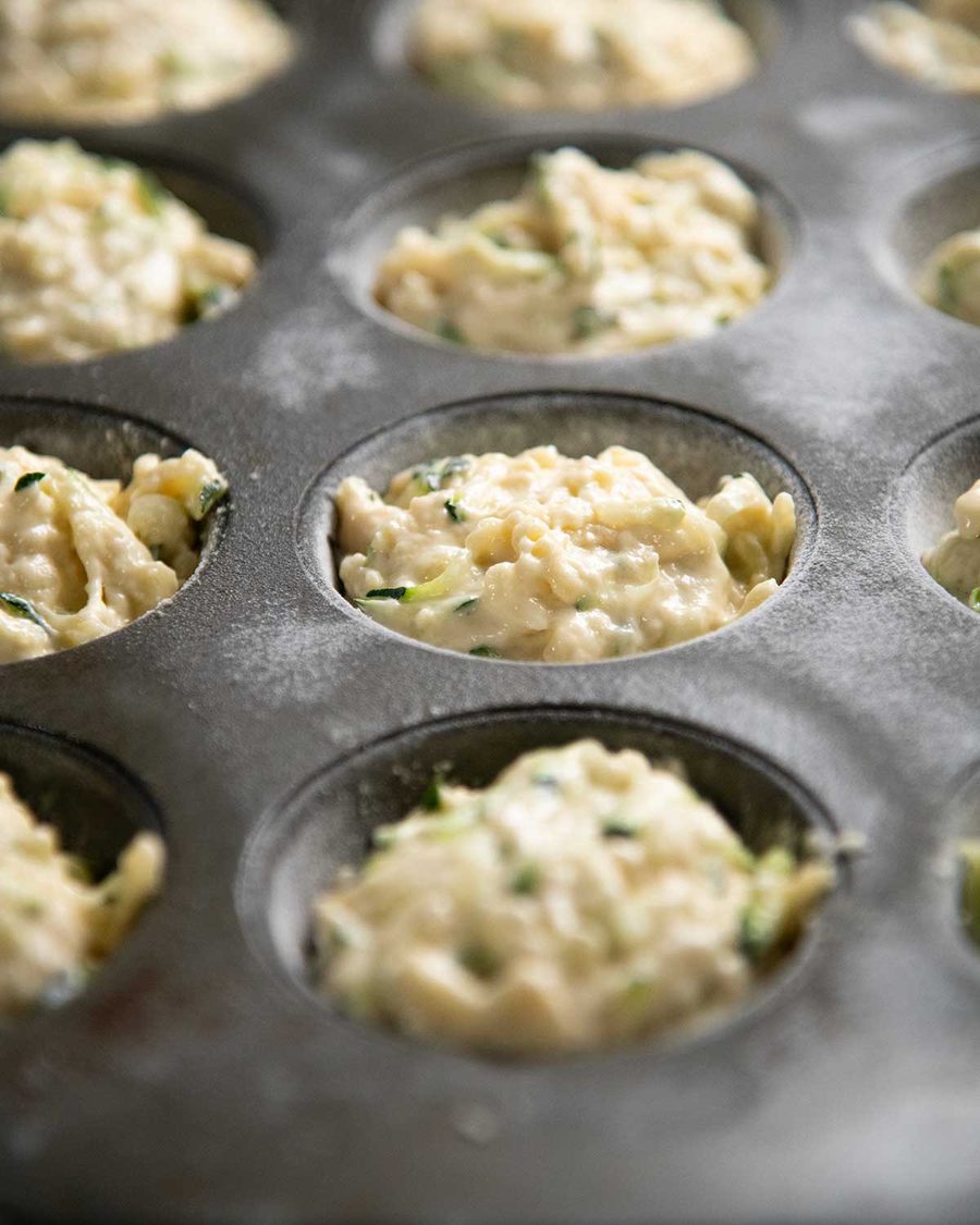 Cheesy Zucchini Muffins