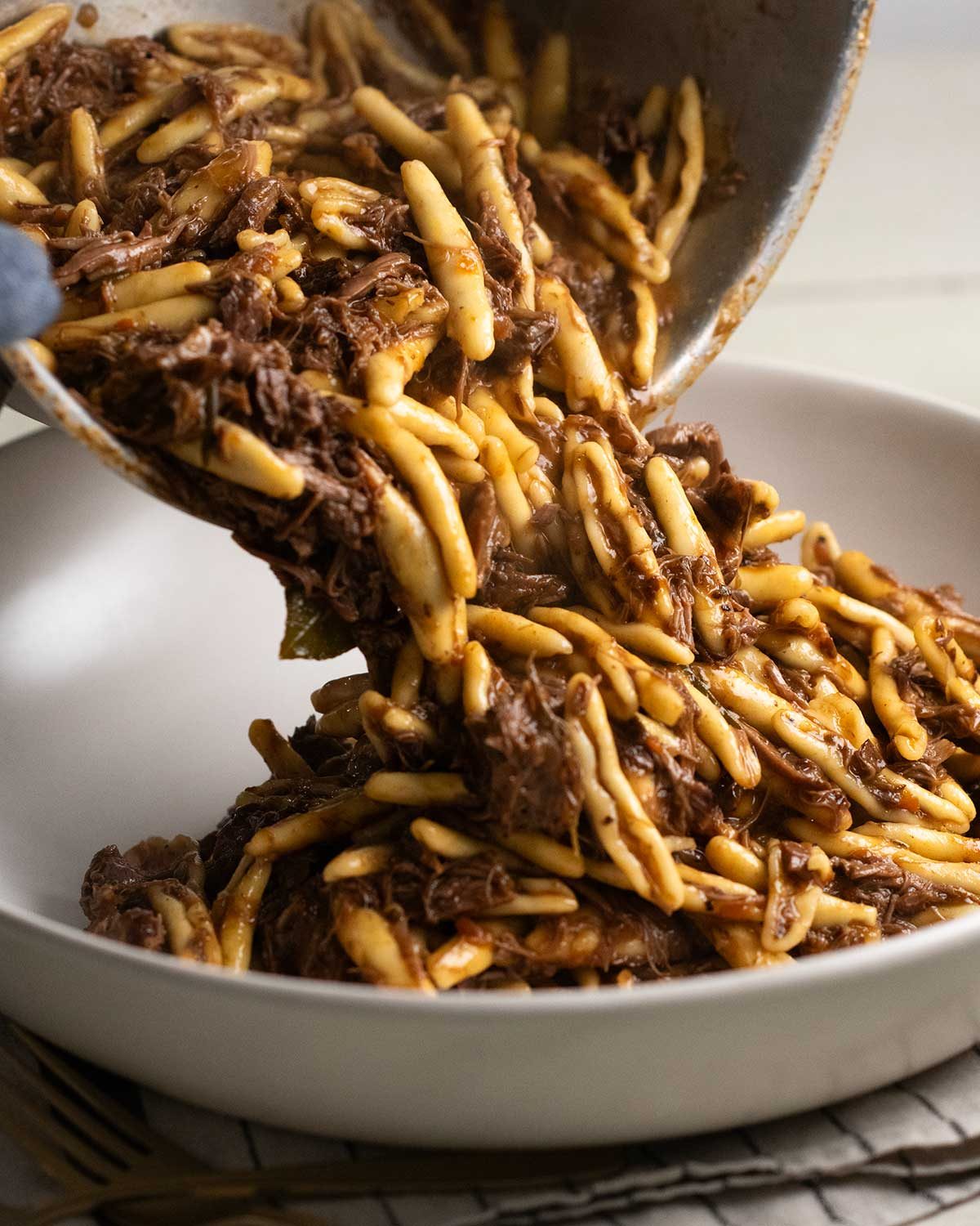 Slow Cooked Rosemary Lamb Ragu